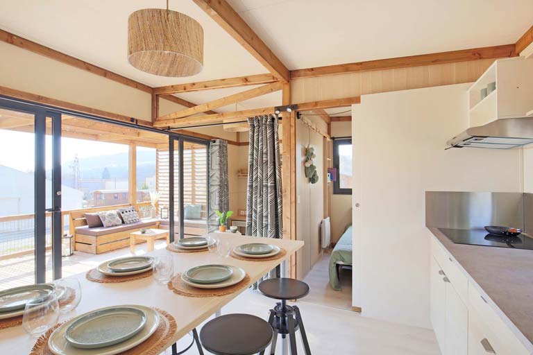 Chalet Columbia cuisine ambiance zen